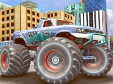 Simulace kaskadérského řízení Monster Truck